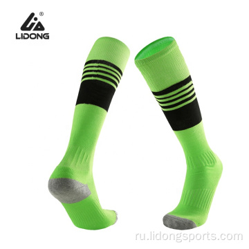 Оптом пользовательские компрессионные спортивные носки футбольные носки